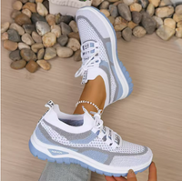 Nerina™ | Lightweight Comfort Sneakers - White-Blue