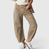 Rain | Comfortable Wide-Leg Pants - Beige